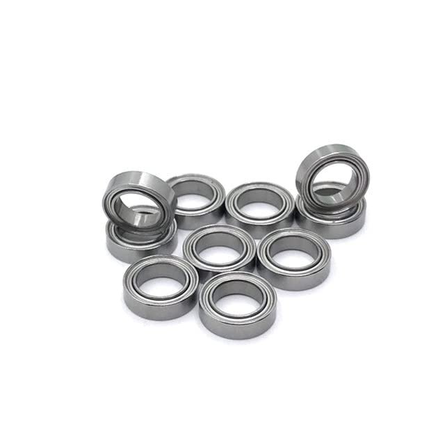 Pack of 10 Metal Axles Wheel Hub Sealed Universal Upgraded Part Firmness Craftsmanship Smooth Surface Ball Bearing - (Color: 7 11 3mm, CN)