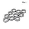 Pack of 10 Metal Axles Wheel Hub Sealed Universal Upgraded Part Firmness Craftsmanship Smooth Surface Ball Bearing - (Color: 7 11 3mm, CN) view 4