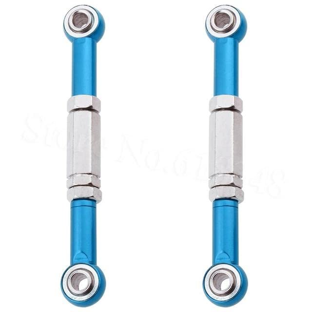 2 Pcs Alum Turnbuckle Steering Linkage for Fs Racing 1/10 Desert Buggy 53625 53632 Baja Rc Cars Hop-up Parts - Parts & Accs - - (Color: Blue)
