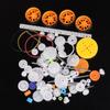 78pcs Gearbox Toy Robot Motor Plastic Gear DIY Model Accessories Bevel Gear Standard Gear Axle Belt Bushing - (Color: 78PCS) view 1