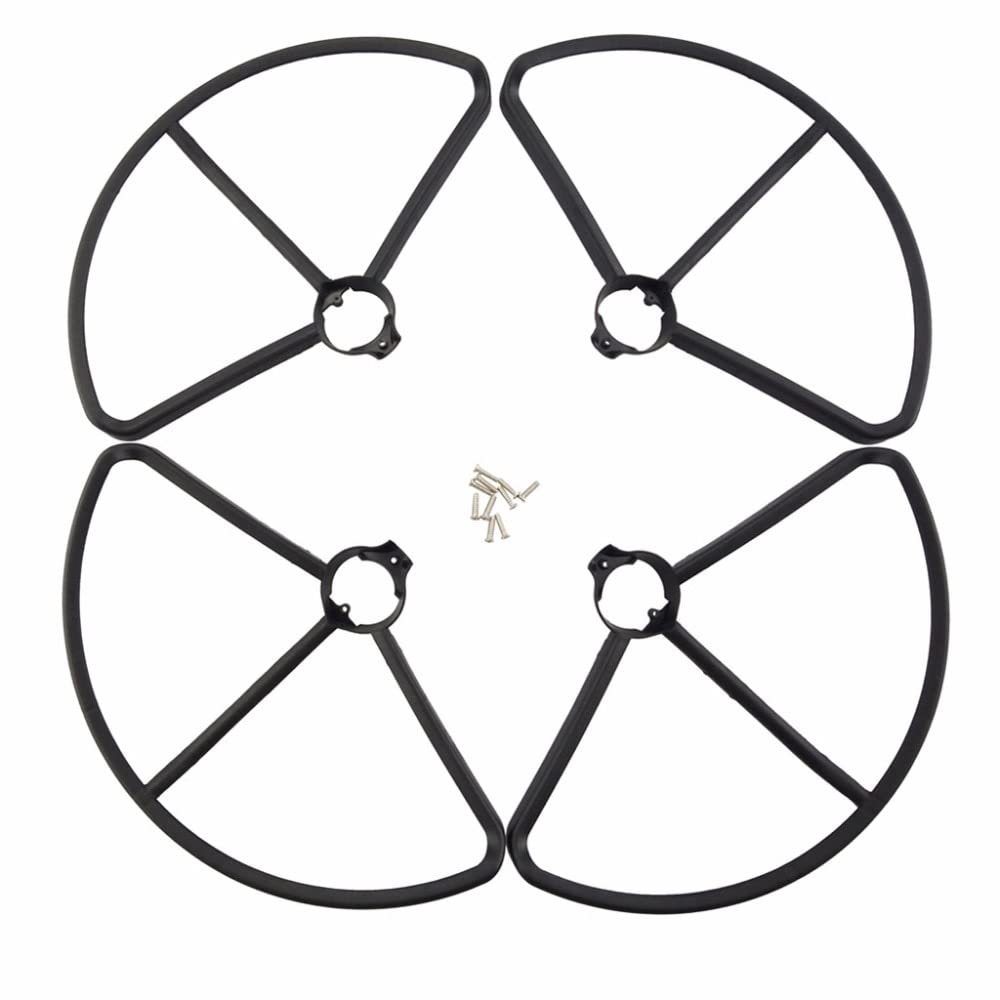 4PCS BLLRC accessorie Protective Cover for MJX B2C B2W Bugs 2 D80 F18 F200SE UAV Protective Cover-Black