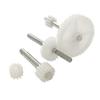 1 Pack LD-P06 Transmission Gearbox Gears Set Easy to Use for LDRC LD-P06 LD P06 Unimog 1/12 RC Truck Car Spare Parts Accessories - (Color: White) view 1