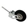 1 Set Stainless Steel Tail Wheel Bracket/Metal Lading Gear Tripod with Sponge Wheel RC Accessory view 1