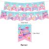 Pajama Theme Party Pajama Slumber Party Decorations Sleepover Party Decorations Includes Pajama Theme Banner Cake Topper Cupcake Toppers Balloons for Girls Spa Party Supplies view 2