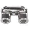 2Pcs Rc Double Universal Joint Cardan Joint Gimbal Couplings with Screw - 6X6mm & 5X5mm view 3