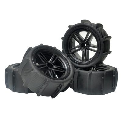 4Pcs 115Mm Snow Sand Tire Tyre Wheel for Hosim Xinlehong 9125 9116 XLF X03 X04 WTY 124019 104001 104009 RC Car Parts