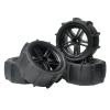 4Pcs 115Mm Snow Sand Tire Tyre Wheel for Hosim Xinlehong 9125 9116 XLF X03 X04 WTY 124019 104001 104009 RC Car Parts view 1