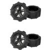 4Pcs 115Mm Snow Sand Tire Tyre Wheel for Hosim Xinlehong 9125 9116 XLF X03 X04 WTY 124019 104001 104009 RC Car Parts view 3