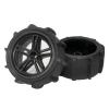 4Pcs 115Mm Snow Sand Tire Tyre Wheel for Hosim Xinlehong 9125 9116 XLF X03 X04 WTY 124019 104001 104009 RC Car Parts view 4