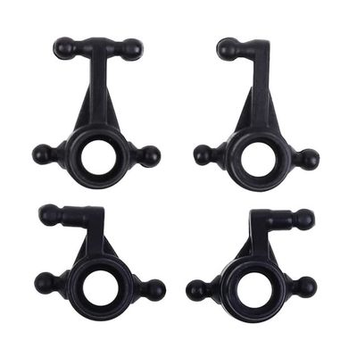 4Pcs K989-33 K989-34 Front & Rear Steering Cup for WTY K969 K979 K989 K999 P929 P939 1/28 RC Car Spare Parts - (Color: Black)