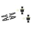 4Pcs Front Upper & Lower Arm for SG 1603 SG 1604 SG1603 SG1604 1/16 & 2Pcs RC Car Differential Assembly - (Color: Silver) view 2