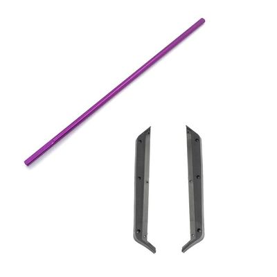 Alt kenar koruma alt yan koruma meclisi iin WTY 124019 124018 1/12 & Metal merkezi tahrik Mili mor - (Color: Renkli)