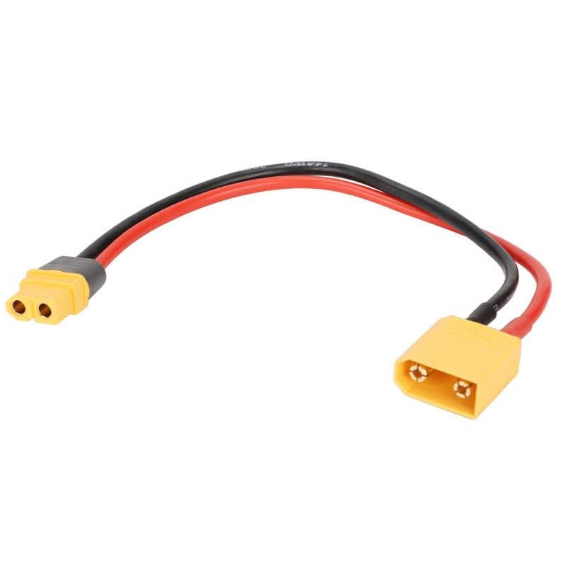 XT90 Male Adapter Cable XT60H F to XT90 Male Adapter Cable High Bendability for Airplane Models