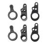 Upper Lower Steering Clutch Remote Control 1 14 Model Car Left Swing Arm Upgrade Modified Set Repairing Spare Supplies - (Color: as Shown, CN) view 1