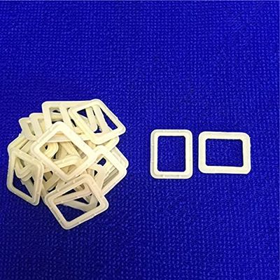 20PCS Square Porthole Window 20 * 17MM(1#) Resin Spare Parts for DIY Simulation Nautical Ship Model