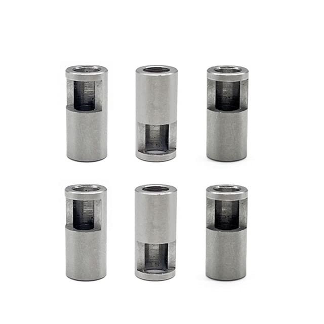 6 Pcs for TRAXS Sledge M1.0 Mode M1.5 Mode Motor Replacement Spare Parts Motor Gear Conversion Sleeve 8Mm to 5Mm| | - - (Color: Silver)