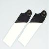 Tarot 600 Spare Parts 600 carbon tail rotor/black and white TL60128-B Track Shipping view 1