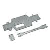 Metal Chassis Bottom Plate and Second Floor Plate for WTY 284131 K969 K979 K989 P929 1/28 RC Car Upgrade Parts,Grey| | - - (Color: Grey, CN) view 1