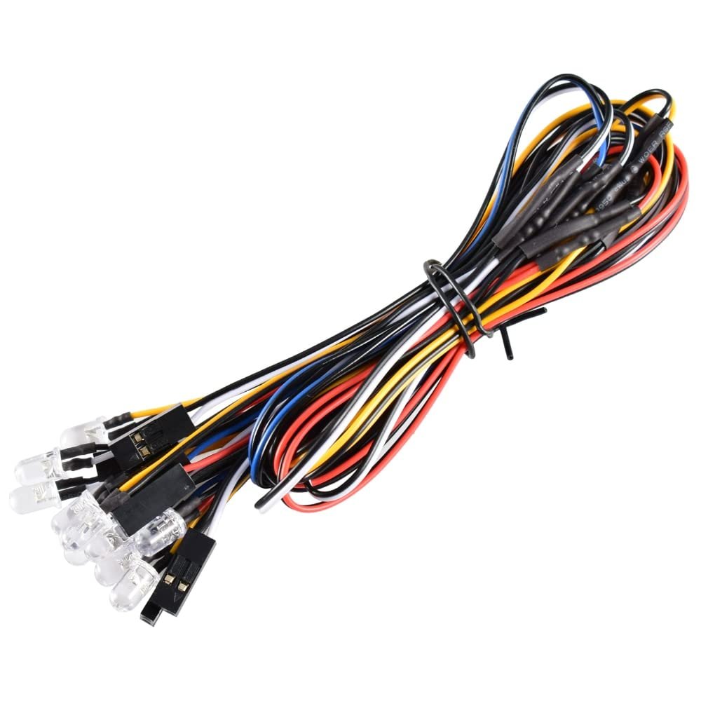 Dumborc Led | Led Light | Led Set | Parts Accs - Led Set Rc Car Light Receiver 5mm 12 Parts -