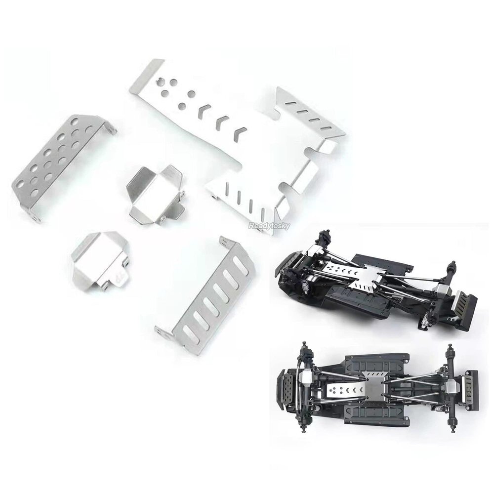 Metal Chassis Armor Chassis Guard for VP Vs4-10 Phoenix VPS09007 Kit 1/10 Performance Off-Road Climbing Vehicle