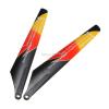 15Pairs/Lot V913-07 Plastic Main Rotor Blades Propeller Spare Parts for WTY Alloy V913 70cm 2.4G 4CH with Gyro RC Helicopter view 2