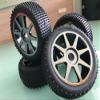 1/8 3.5 Racing Off Road 113mm Titanium Wheel Tire Set for HPI Vorza Flux Trophy Buggy 4pcs view 2