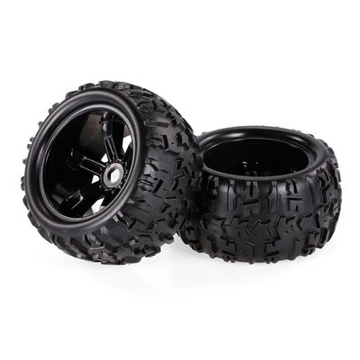 2pcs 3.6Inch 150mm Monster Truck Wheel Rim and Tire for 1/8 TRAXS HSP HPI E-MAXX Savage Flux ZD Racing RC Car