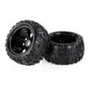 2pcs 3.6Inch 150mm Monster Truck Wheel Rim and Tire for 1/8 TRAXS HSP HPI E-MAXX Savage Flux ZD Racing RC Car view 1