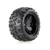 2pcs 3.6Inch 150mm Monster Truck Wheel Rim and Tire for 1/8 TRAXS HSP HPI E-MAXX Savage Flux ZD Racing RC Car view 4