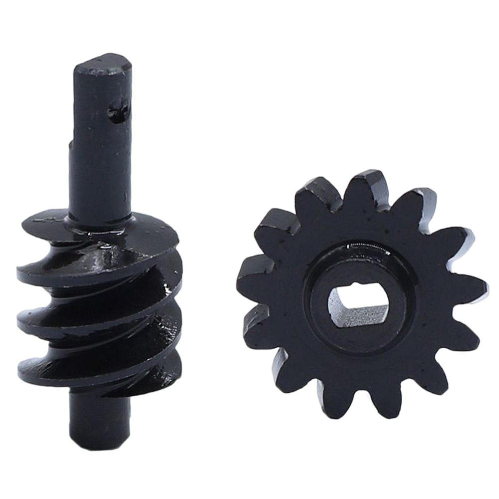 13T Overdrive Worm Gears Set of 2Pcs for Axial SCX24 1:24 Truck Car, Easily Install Hardened Steel Durable Front and Rear