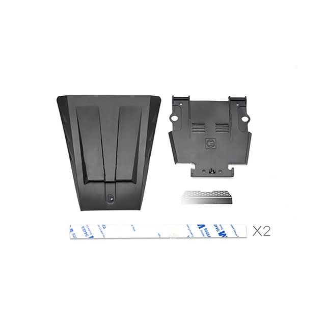 Hidden Car Shell Column & Clamshell Car Shell for 1/10 TRAXS RTX4 G500 RTX6 G63 A Section G162EB RC Car Accessories - (Color: Black)