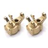 2 Pieces Brass Extended Steering Hex Wheel Hubs with Installing Screws Strong RC Car Parts Counterweight Toys Kits - (Color: Gold, CN) view 1