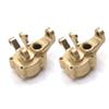 2 Pieces Brass Extended Steering Hex Wheel Hubs with Installing Screws Strong RC Car Parts Counterweight Toys Kits - (Color: Gold, CN) view 2