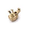2 Pieces Brass Extended Steering Hex Wheel Hubs with Installing Screws Strong RC Car Parts Counterweight Toys Kits - (Color: Gold, CN) view 3