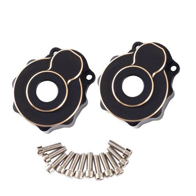 TRAXS RTX4 Upgrade Front Axle Brass Front and Rear Universal Bridge Cover A Pair of Electrophoresis - (CN)