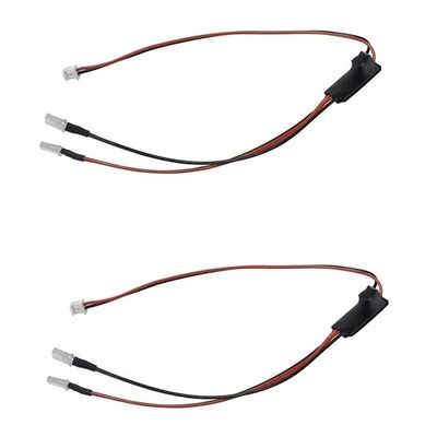 2Pcs LED Light for HBX HAIBOXING 901 901A 903 903A 1/12 RC Car Upgrades Parts Spare Accessories - (Color: As Shown)
