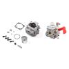 1 Set 4 Hole Cylinder Set & 1 Set Carburetor - (Color: Silver) view 3