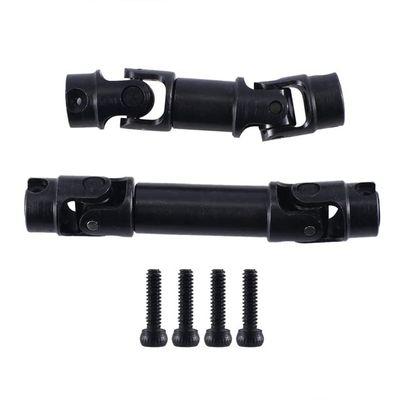 2Pcs Metal Drive Shaft CVD Driveshaft 9751 for TRAXS RTX4M RTX-4M 1/18 RC Crawler Car Kits - (Color: Black)