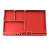 1 Pcs Screw Tray Plate for Rc Crawler Car Rc Boat Drone Rc Model Repair Tools Aluminum Alloy Red - (Color: Red) view 1