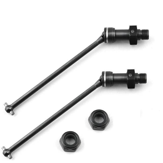 Eje de transmisin de Metal CVD EA1061 para JLB Racing Cheetah 11101 21101 J3 Speed 1/10, accesorios de coche RC, 2 piezas - (Color: Black)