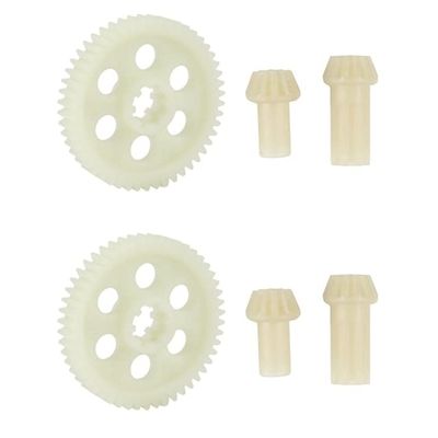2X Spur Gear Drive Pinions Set for HBX 16889 16889A 16890 16890A SG 1601 SG 1602 SG1601 SG1602 RC Car Parts Accessories - (Color: as Shown)
