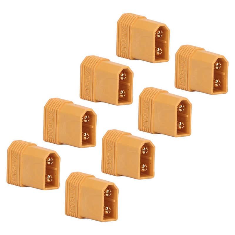 XT60 Male to T Female Adapter Yellow Universal One Piece RC T Plug Adapter High Toughness Copper for RC Airplane for RC Boat| | -