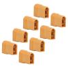 XT60 Male to T Female Adapter Yellow Universal One Piece RC T Plug Adapter High Toughness Copper for RC Airplane for RC Boat| | - view 1