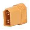 XT60 Male to T Female Adapter Yellow Universal One Piece RC T Plug Adapter High Toughness Copper for RC Airplane for RC Boat| | - view 2
