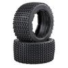 Off-Road Rear Tyres Thicken Skin Set for 1/5 HPI ROFUN BAHA ROVAN KM Baja 5B Truck Spare Toys Parts - (Color: Light Yellow) view 1
