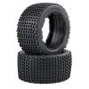 Off-Road Rear Tyres Thicken Skin Set for 1/5 HPI ROFUN BAHA ROVAN KM Baja 5B Truck Spare Toys Parts - (Color: Light Yellow) view 2