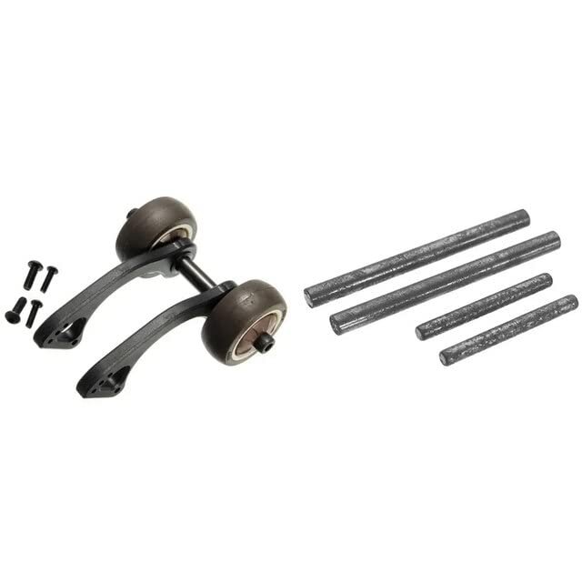 4 Pcs Suspension Arm Pin 4X50mm 3X30mm EA1033 with Tail Wheel Holder EB1007 - (Color: Champagne)