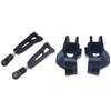 2 Pcs 8019 Front Upper Suspension Arm & 2 Pcs 8134 C-Mounts - (Color: Black) view 1