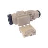 Sight 3X Magnifier Scope Compact Sights with Flip Up Cover Fit for 20mm Rail Mount Toys Telescope - (Color: Sand Color, CN) view 3