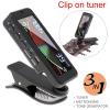 3 in 1 Guitar Tuner Large LCD Screen Metronome Generator with Clip for Chromatic Guitar Bass Ukulele Violin - (Color: Black) view 4